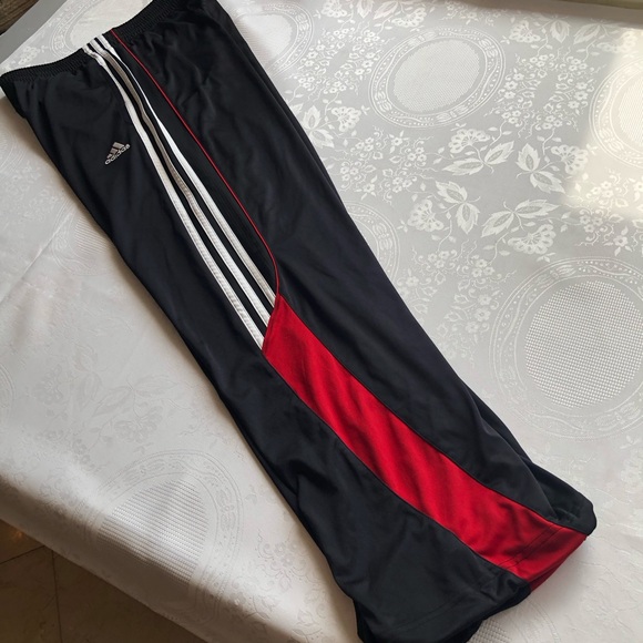 Adidas Men’s Size S Track/Sweatpants 3 Stripes Drawstring Bottoms Elastic Waist - Picture 16 of 16